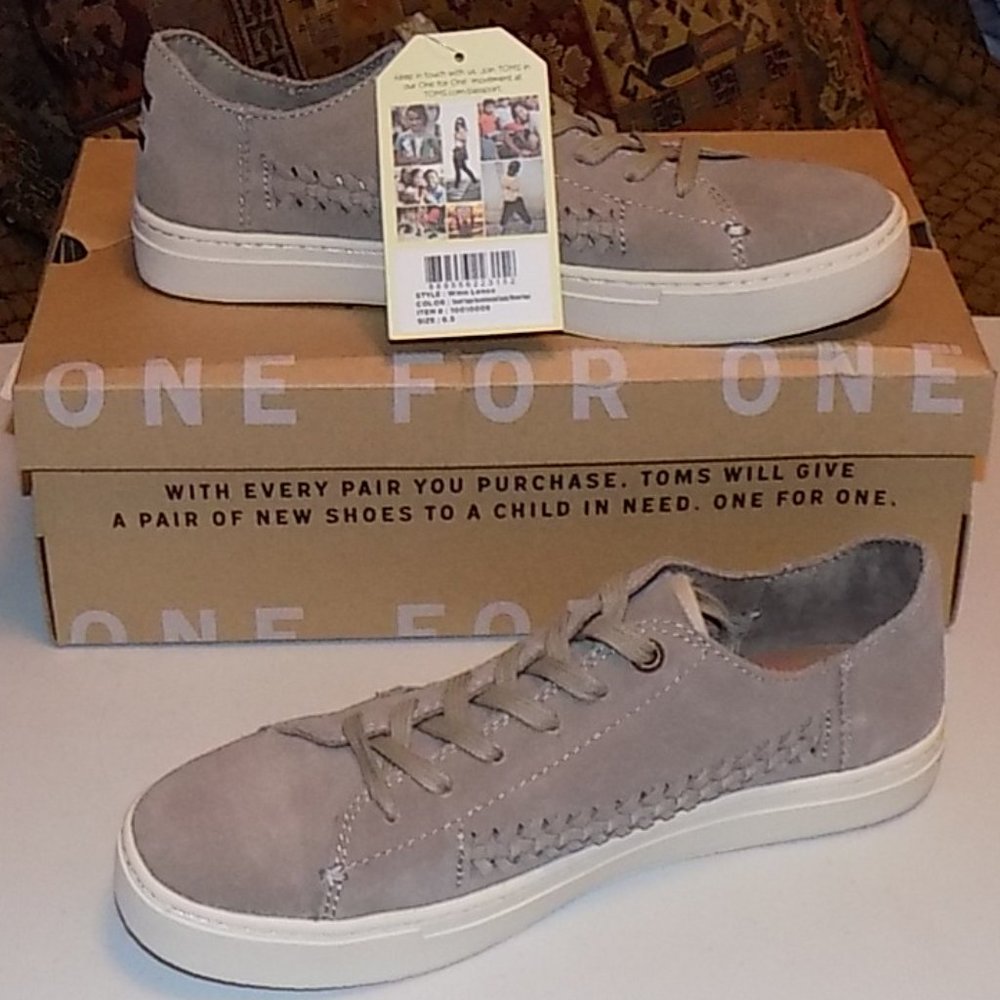 New Toms Drizzle desert taupe deconstructed US 8.5